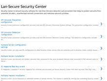 Tablet Screenshot of network-security.lan-secure.com