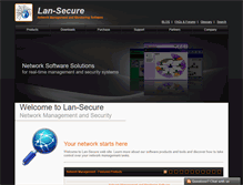 Tablet Screenshot of lan-secure.com