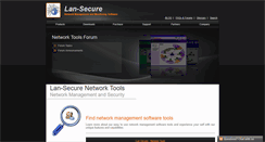 Desktop Screenshot of network-tools.lan-secure.com